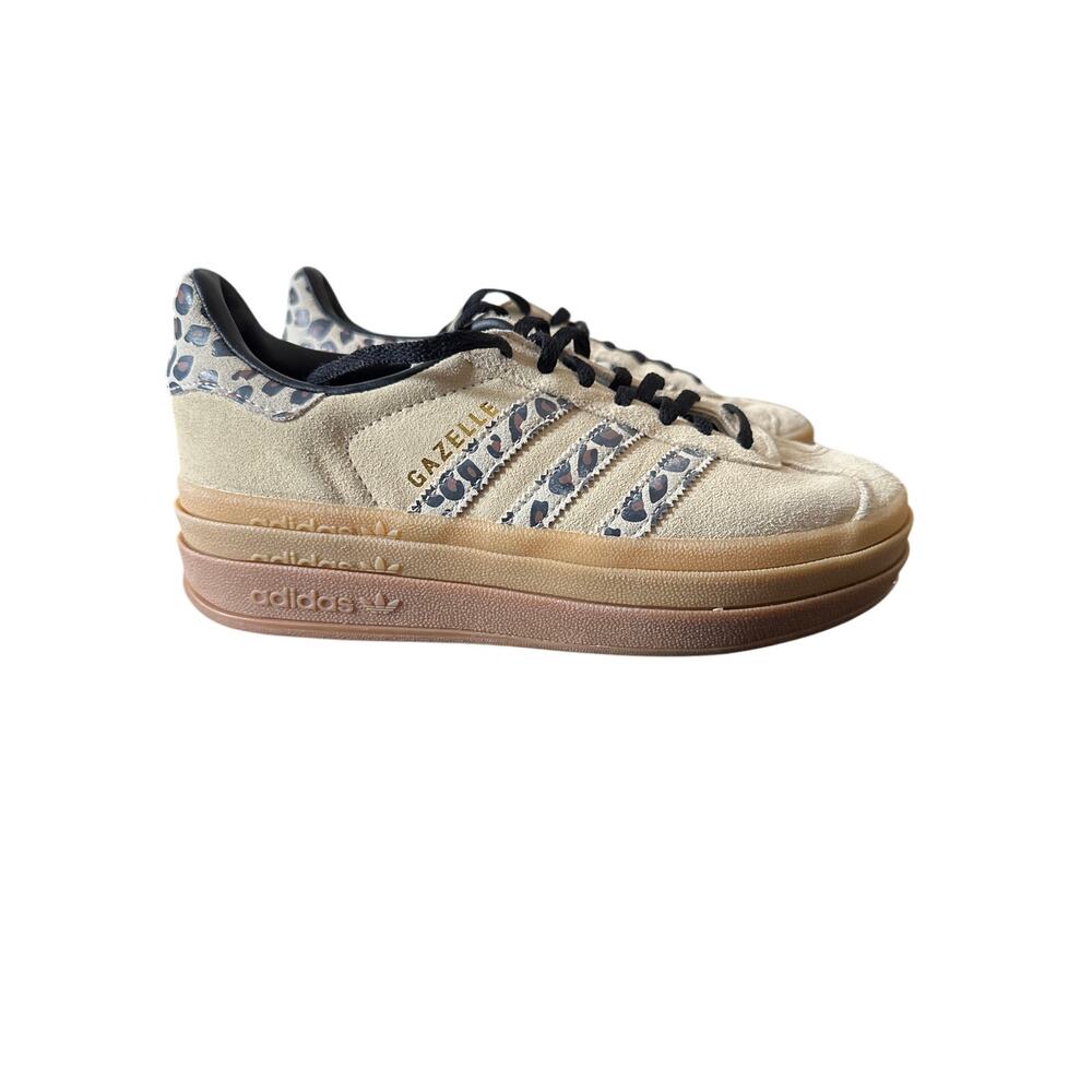 Adidas Originals Gazelle Bold Cheetah Platform Sneakers Womens 5.5 Mob Wife